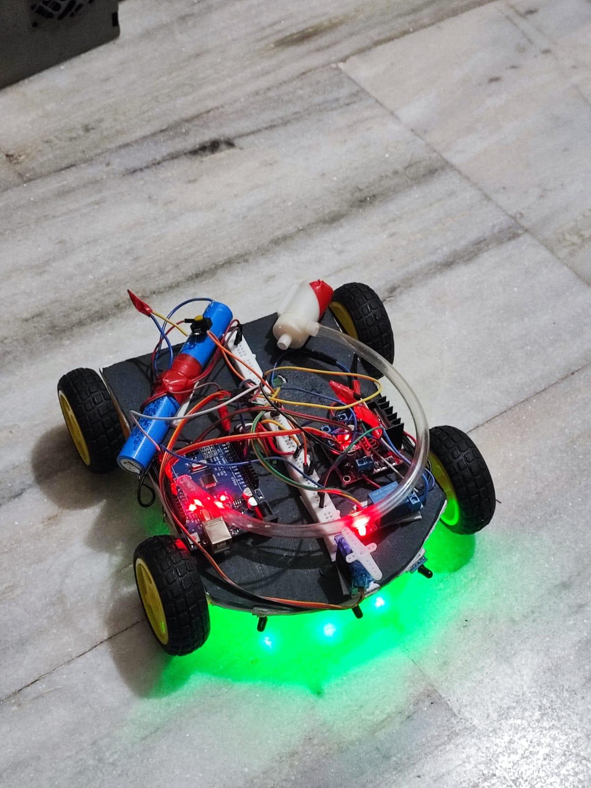 Fire Fighting Robot